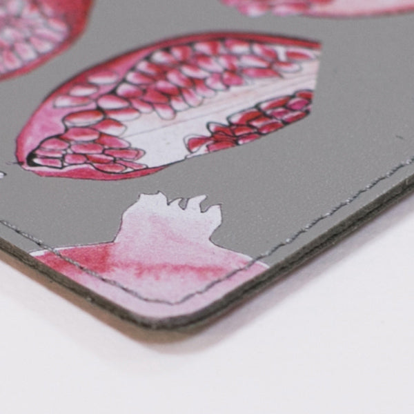  Pomegranate design Leather Card Holder