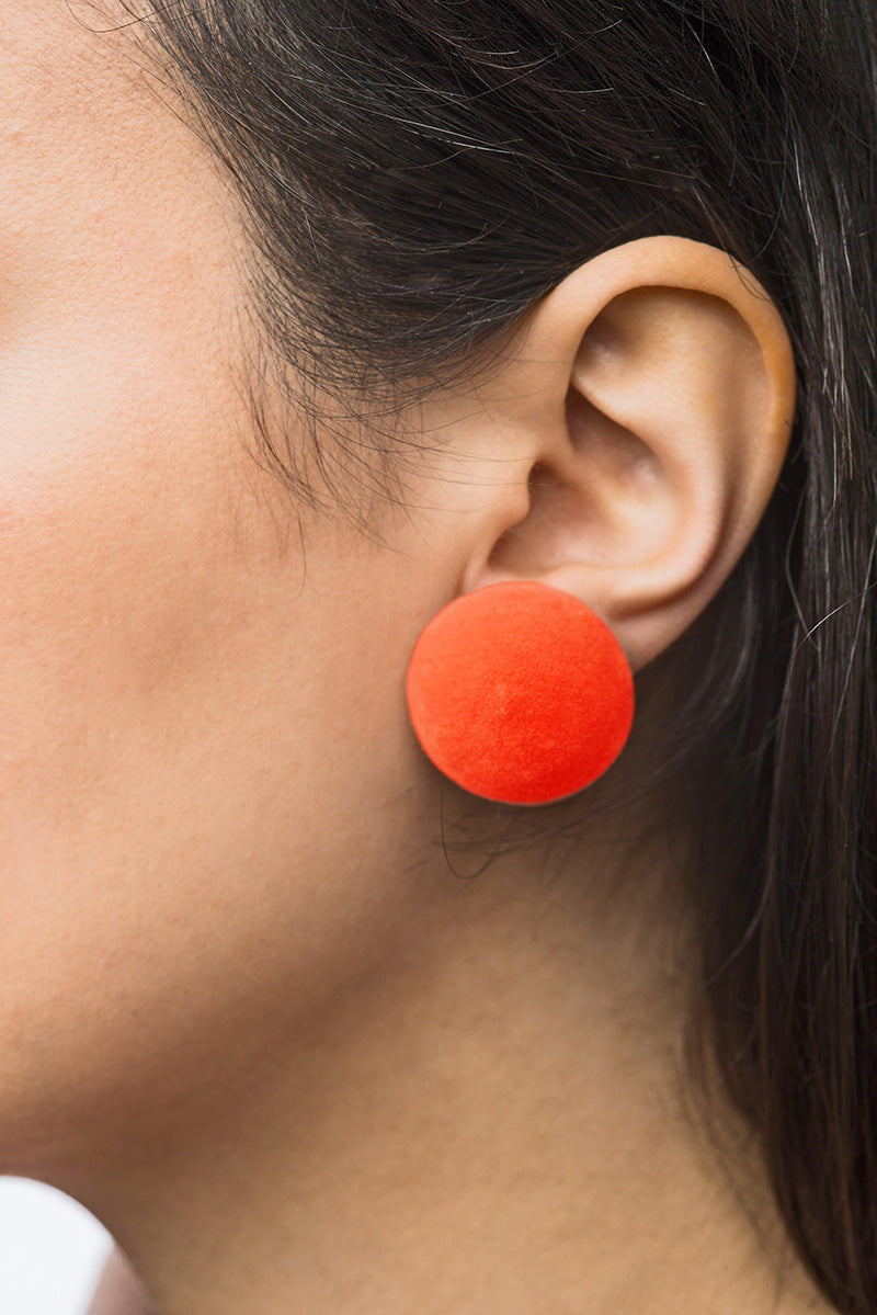 Soma-plusch-orange-earrings