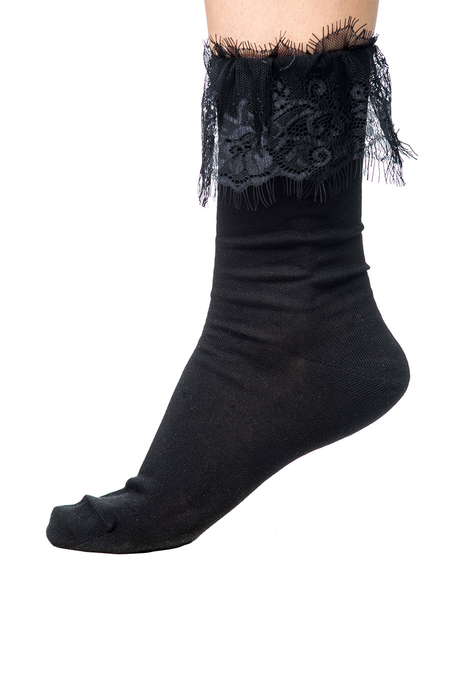 Seraphima-socks-black-lace