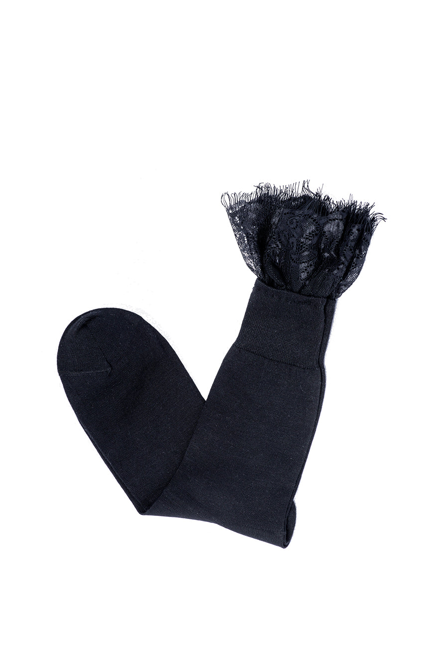 Socks Black Lace  