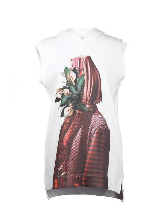 Shabeeg Flower Taraz Hooded Top