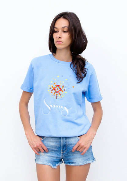  Sweatshirt with Coloured Logo