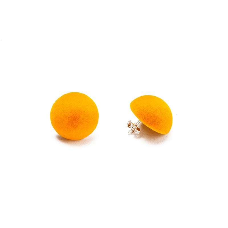 PLÜSCH Stud Mini Earrings - Yellow