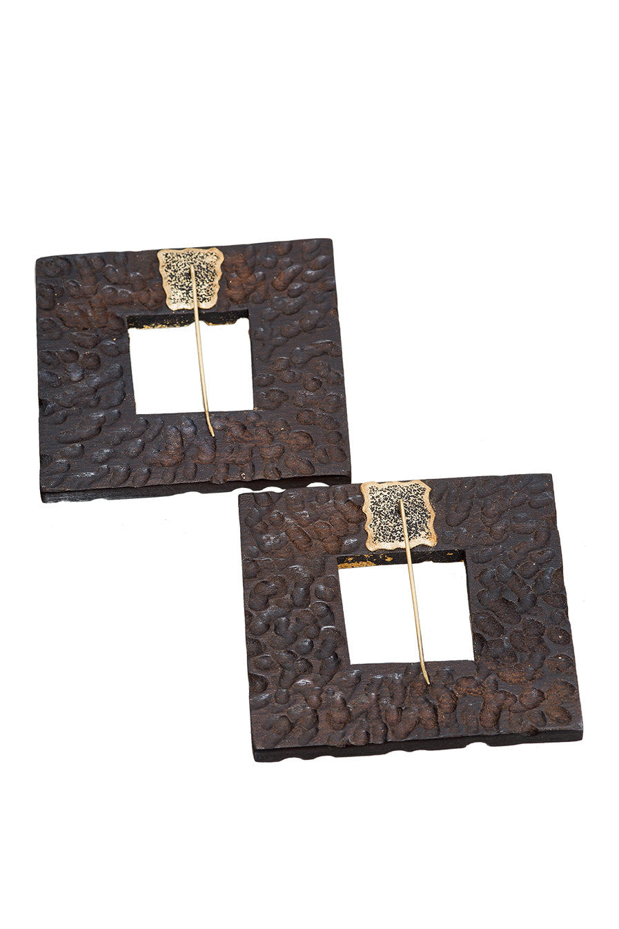 Square-earrings-wooden