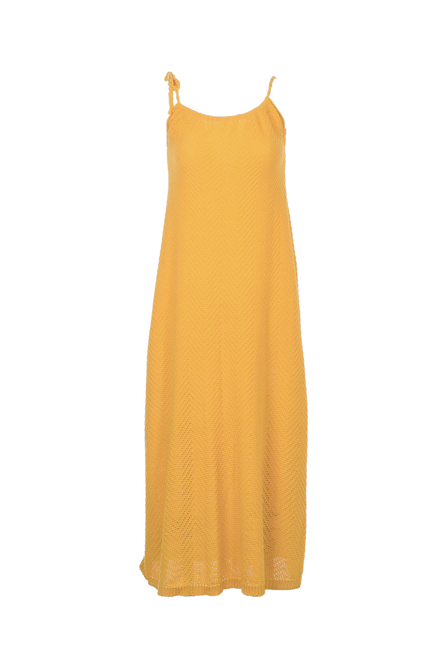 Yellow Knit Dress