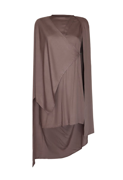 Draped Transformer Dress