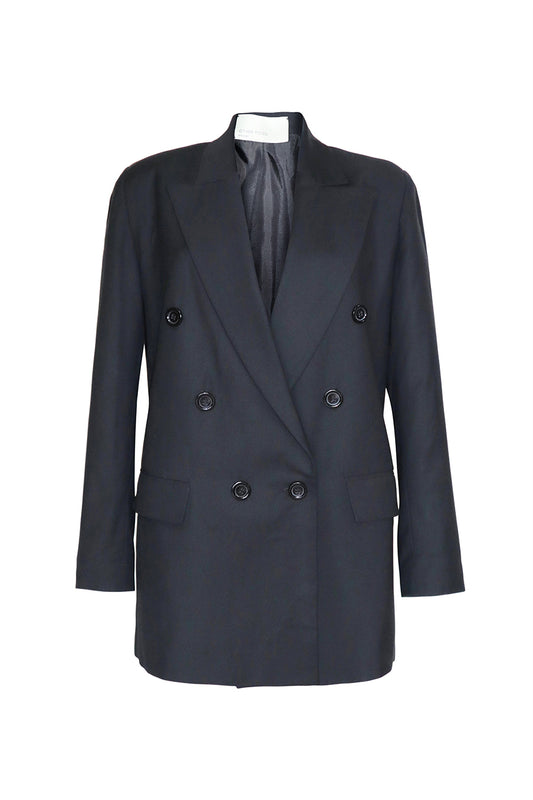 black oversized blazer