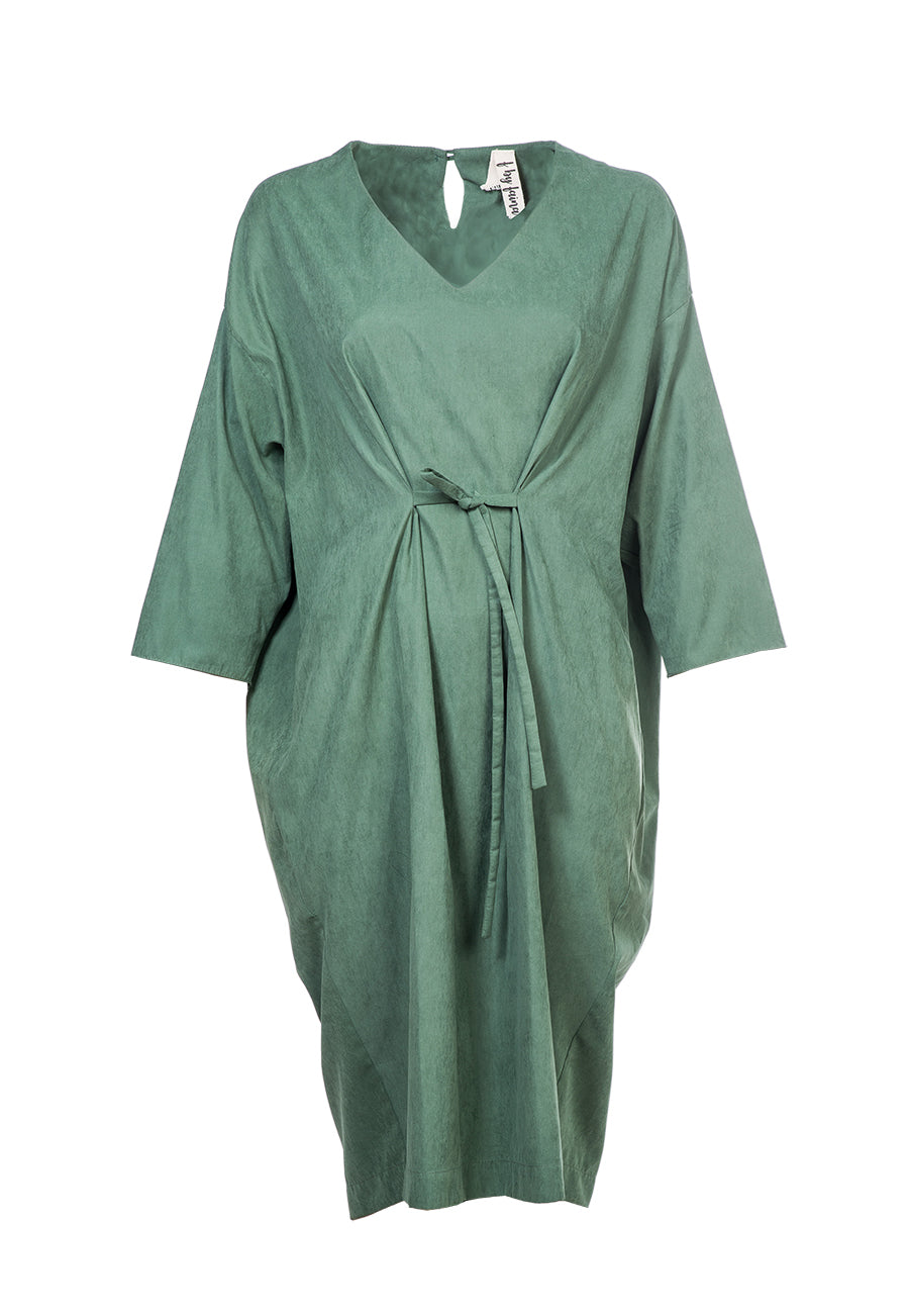 f by Faina Khaki Green Midi Dress
