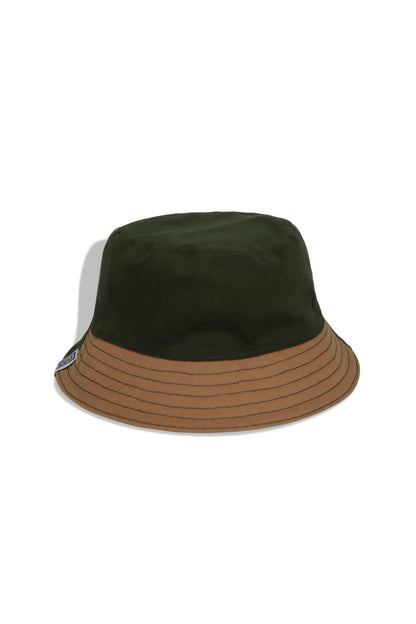 Reversible Bucket Hat - Beige/Khaki