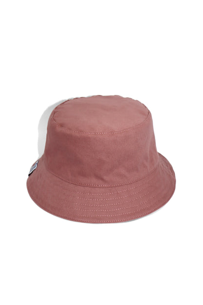 Reversible Bucket Hat - Pink/Beige