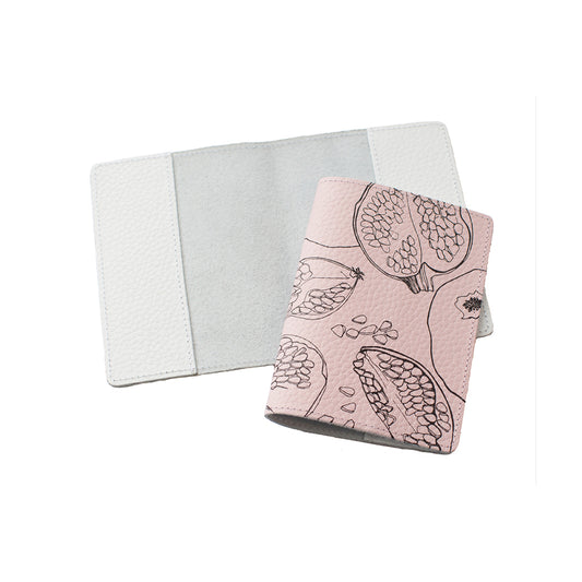 2 Printed  Leather Passport Covers