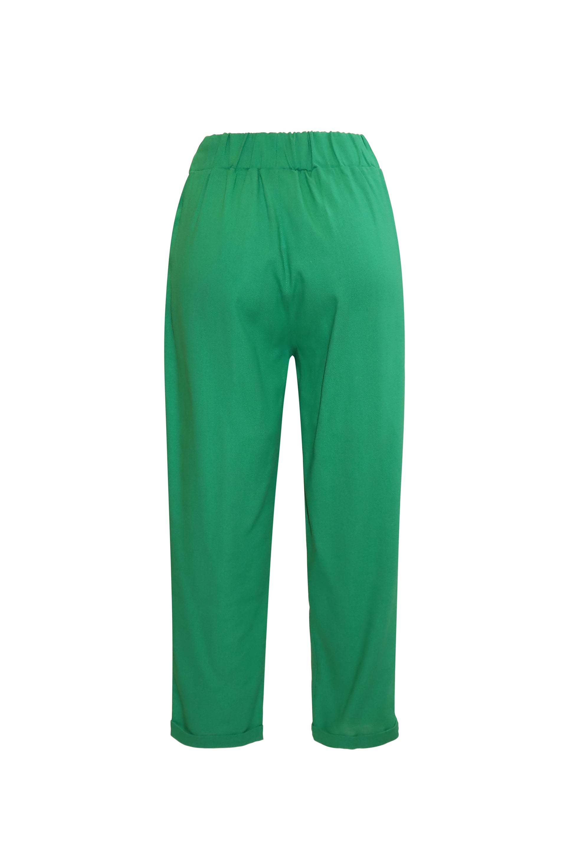 Cotton Green Pants by Shabeeg