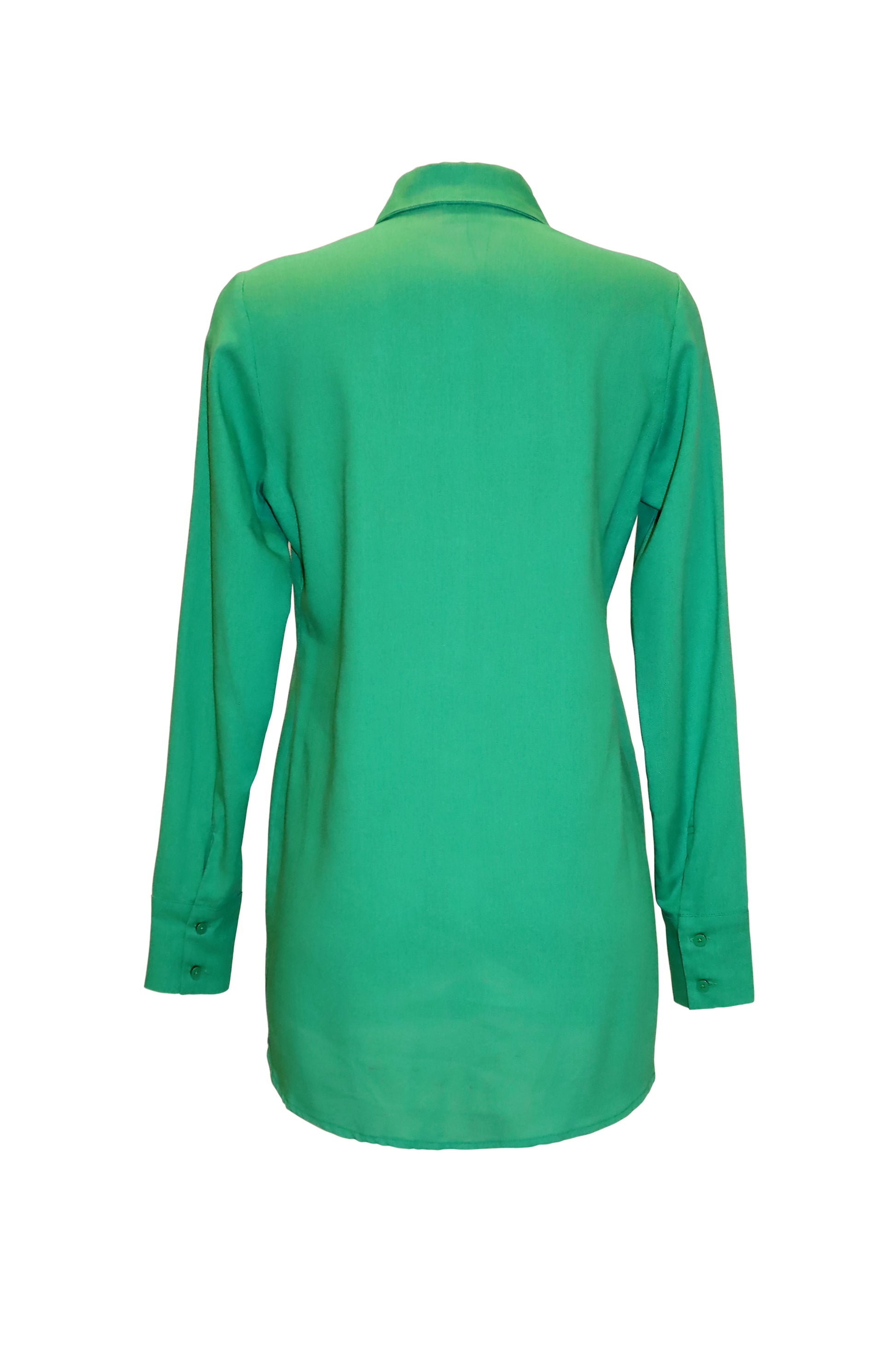 Cotton Green Shirt by Shabeeg