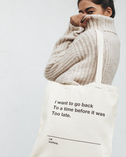 cotton canvas tote bag